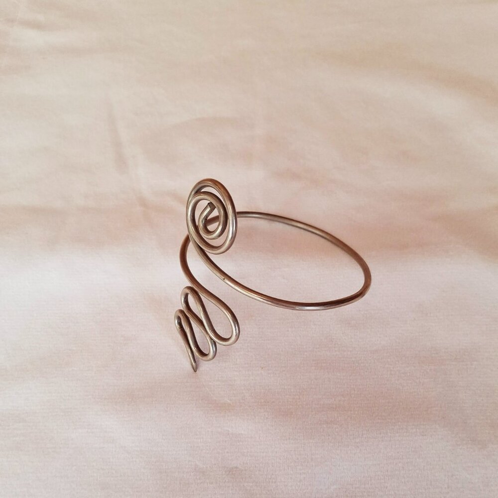 Silver Arm Cuff - Picture 2 of 3